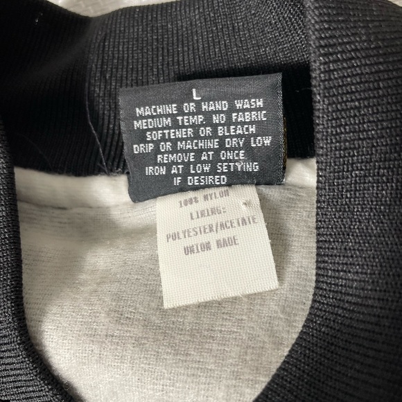 Vintage 90s Phil dirt and the dozers band bomber button up nylon jacket - Picture 6 of 6